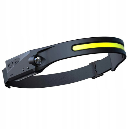 LATARKA CZOŁOWA WĘDKARSKA Z CZUJNIKIEM RUCHU LEKKA 70G COB