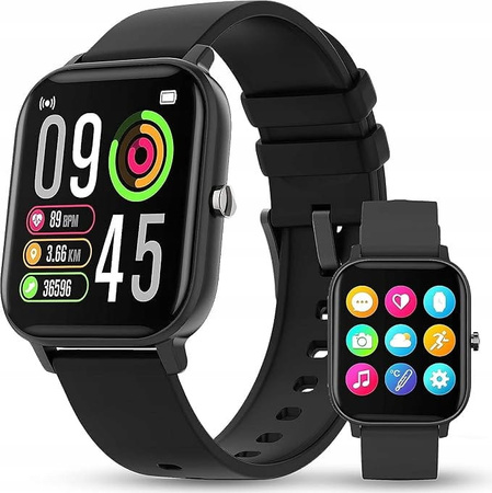 SMART WATCH ZEGAREK MĘSKI DAMSKI DUŻO FUNKCJI POLSKIE MENU WODOODPORNY
