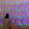 KURTYNA ŚWIETLNA LED 300 LAMPKI WISZĄCE NA USB 3x3M NA ZEWNĄTRZ I WEWNĄTRZ