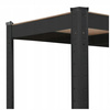 REGAŁ MAGAZYNOWY GARAŻOWY CZARNY PREMIUM 4 półki 540kg 150x75x30 MOCNY