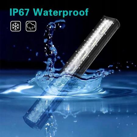 LAMPA ROBOCZA DO CIĄGNIKA LED BAR 55cm 500W 12 24V CREE DALEKOSIĘŻNA QUADA