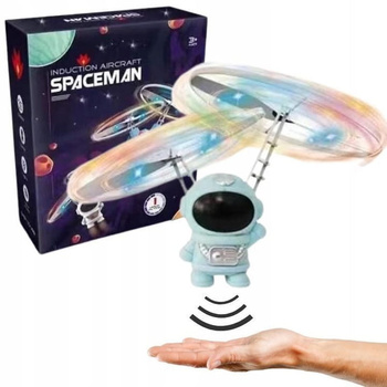 LATAJĄCY ASTRONAUTA UFO NA PODCZERWIEŃ ZABAWKA ZDALNIE STEROWANA RĘKĄ USB