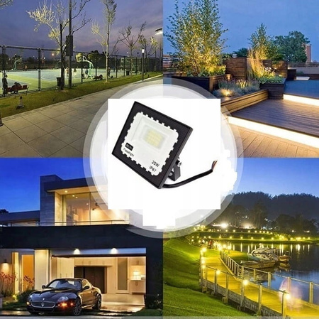 Halogen LED 20W LAMPA naświetlacz IP65 CERTYFIKAT