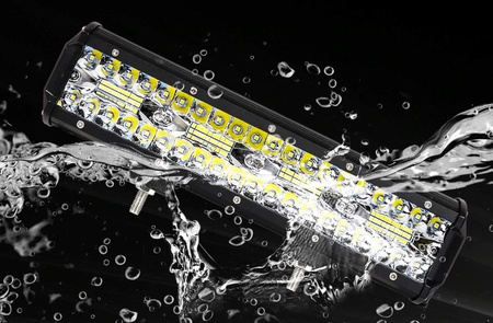 LAMPA ROBOCZA PANEL LED BAR 38 cm 300W 12 24V CREE DALEKOSIĘŻNA QUAD