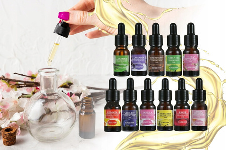 ZESTAW OLEJKÓW ETERYCZNYCH ZAPACHOWYCH 100%