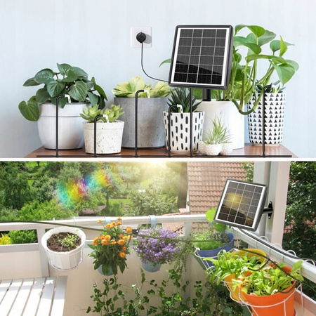 SOLARNY SYSTEM NAWADNIANIA ROŚLIN WARZYW AUTOMATYCZNY 15M OGRODU STEROWNIK