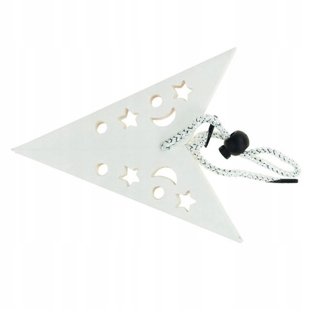 GWIAZDA PAPIEROWA LED WITRAŻ ŚWIĄTECZNA OZDOBA NA OKNO WISZĄCA ŚWIECĄCA 3D