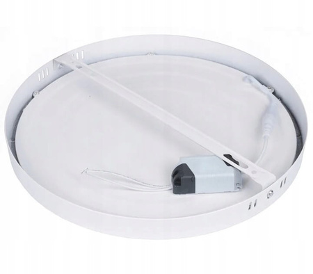 PANEL LED NAŚCIENNY 12W NATYNKOWY NIEMRUGA CCD OKRĄGŁY
