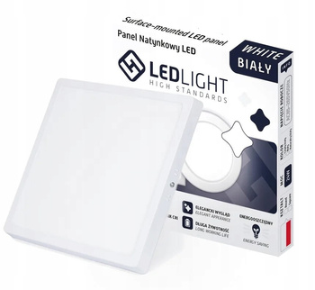 PANEL plafon LED NATYNKOWY 24W NIEMRUGA CCD KWADRATOWY NATYNKOWA LAMPA LED