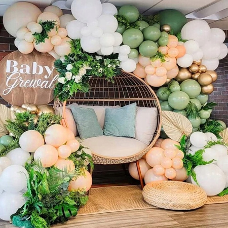 GIRLANDA BALONOWA 137 EL WESELE ŚLUB CHRZEST URODZINY IMPREZA