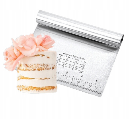 SZPATUŁKA ŁOPATKA CUKIERNICZA NÓŻ 15CM SZPACHELKA DO CIASTA DEKORATOR TORTU