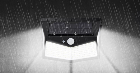 LAMPA SOLARNA 64W CZUJNIK RUCHU ZMIERZCHU 212 LED