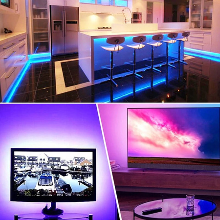 TAŚMA RGB 5050 5M WODOODPORNA 5V