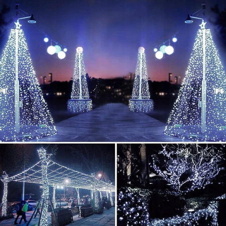 LAMPKI LED CHOINKOWE 300 BOŻE NARODZENIE IP44 ZEWNĘTRZNE WEWNĘTRZNE KOLORY