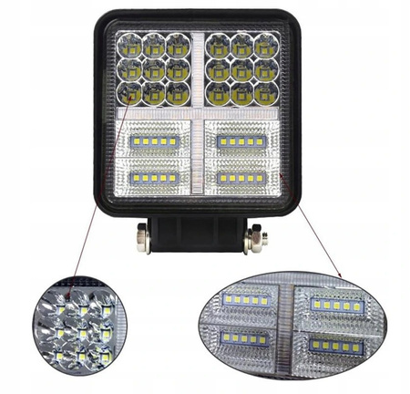 LAMPA ROBOCZA LED BAR 11m 177W 12 24V CREE DALEKOSIĘŻNA DO CIĄGNIKA