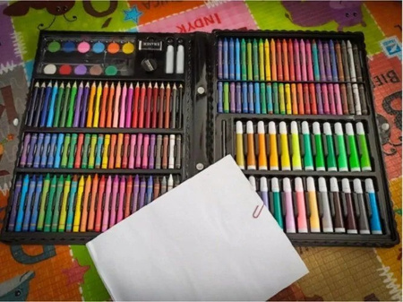 Zestaw Artystyczny do Malowania Walizka 168 elementów dla dzieci