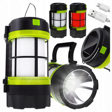 LATARKA NA POLOWANIE MYŚLIWSKA LATARNIA WĘDKARSKA Z AKUMULATOREM USB