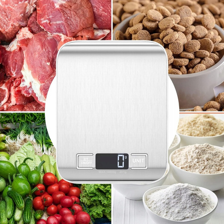 WAGA KUCHENNA CYFROWA ELEKTRONICZNA PRECYZYJNA 0.1g -5kg LCD DOTYKOWA