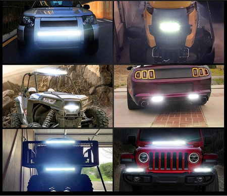 MOCNA LAMPA ROBOCZA 12/24V TERENOWA DO QUADA TRAKTORA 400W DALEKOSIĘŻNA