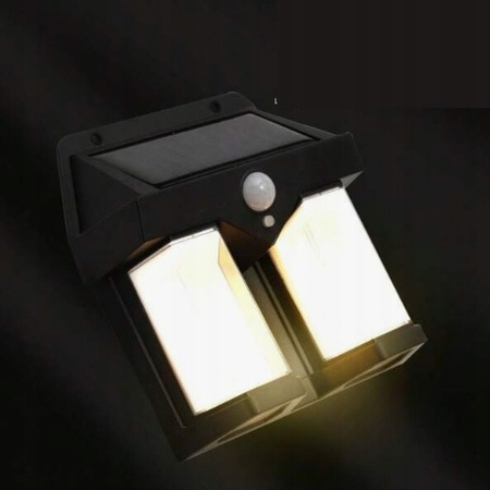 KINKIET NAŚCIENNY LAMPKA SOLARNA LAMPA DO OGRODU LED CIEPŁY ŚCIENNA