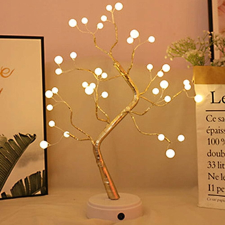 OZDOBA ŚWIĄTECZNA DRZEWKO LED PODŚWIETLANE XXL 45CM BOŻE NARODZENIE