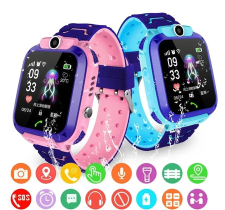 SMARTWATCH DLA DZIECI CHŁOPCA DZIEWCZYNKI ZEGAREK GPS LOKALIZATOR