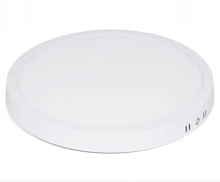 PANEL LED NAŚCIENNY 12W NATYNKOWY NIEMRUGA CCD OKRĄGŁY
