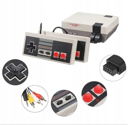 KONSOLA RETRO GRA TELEWIZYJNA 620 GIER AV 2 PADY PEGASUS