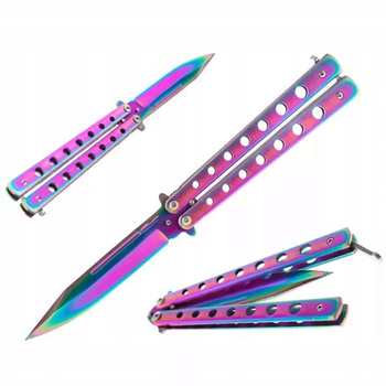 NÓŻ MOTYLKOWY TRENINGOWY MOTYLEK DO TRENINGU OSTRY