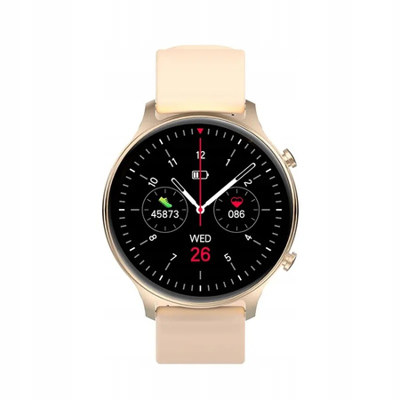 KOBIECY SMARTWATCH DLA DZIEWCZYNY PREZENT AMOLED BRANSOLETA SILIKON SMART