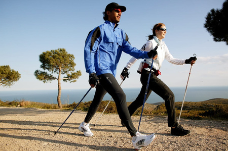 NORDIC WALKING KIJE TREKINGOWE KIJKI KIJ X2