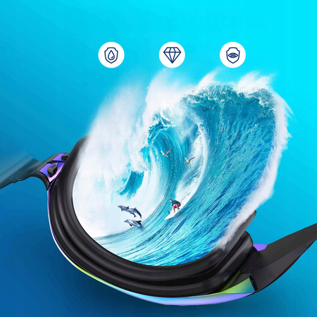 Okulary do Pływania Pływackie na Basen ANTI-FOG Gogle POLARYZACJA Filtr UV