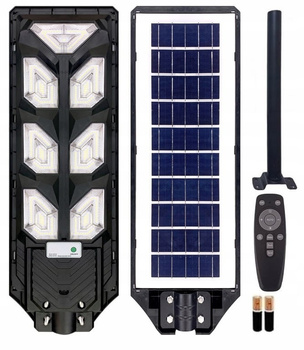 LAMPA LED SOLARNA LATARNIA ULICZNA 900W 20000 mAh