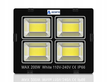 Mocna Lampa Halogen LED Certyfikat Naświetlacz 200w