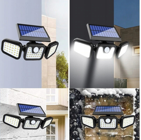 LAMPA LED SOLARNA CZUJNIK RUCHU ZMIERZCHU 360 307