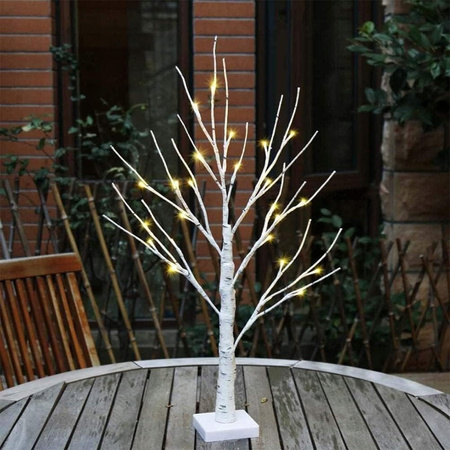 OZDOBA ŚWIĄTECZNA DRZEWKO LED PODŚWIETLANE XXL 60CM BOŻE NARODZENIE