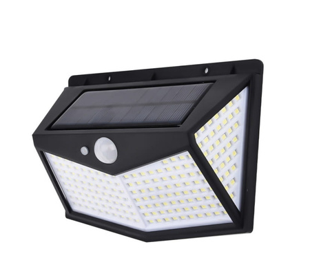 LAMPA SOLARNA 64W CZUJNIK RUCHU ZMIERZCHU 212 LED