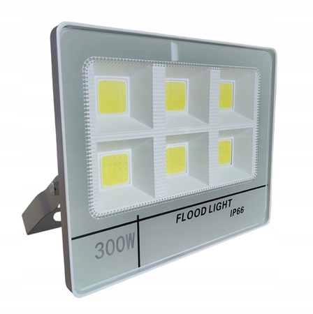 MOCNA LAMPA DO GARAŻU OGRODU NA ELEWACJE 300W IP66 NA LATA DIODY COB