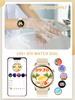 KOBIECY SMARTWATCH DLA DZIEWCZYNY PREZENT AMOLED BRANSOLETA SILIKON SMART