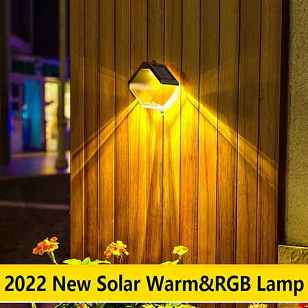 2x ZAWIESZKA LED SOLARNA KAGANEK RGB LUB CIEPŁY
