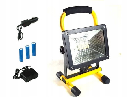 HALOGEN PRZENOŚNY LED SMD AKUMULATOROWY 50W