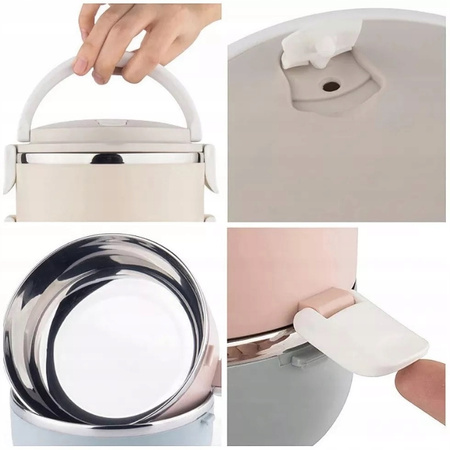 TERMOS OBIADOWY NA ŻYWNOŚĆ POJEMNIK TERMICZNY 2,8L WOJSKOWY TURYSTYCZNY