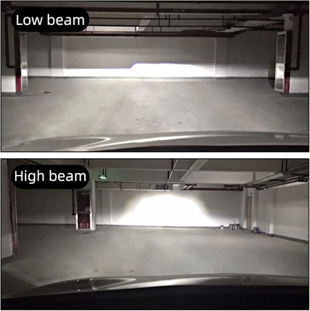 ZESTAW ŻARÓWEK H7 ŚNIEŻNOBIAŁE DO SAMOCHODU ŻARÓWKI LED