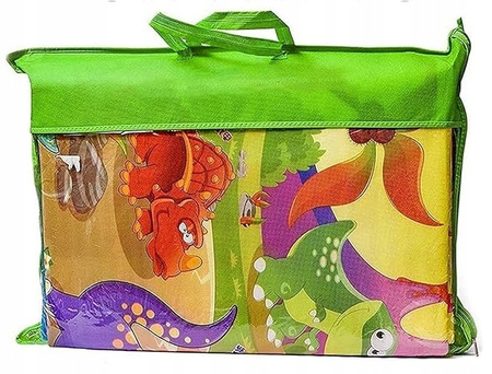 GRUBA MATA DWUSTRONNA PIANKOWA 200X180CM TERMICZNA ZWIJANA GRUBA XXL