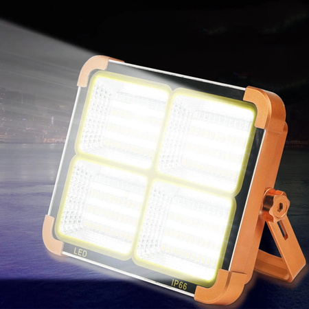 Halogen Przenośny LED powerbank 100W Solarny