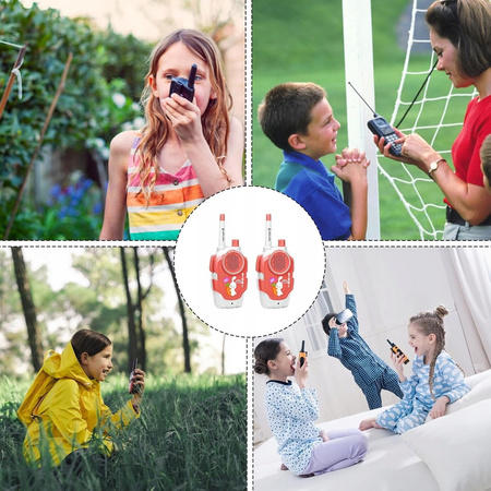 WALKIE TALKIE KRÓTKOFALÓWKA DLA DZIECI ZESTAW 2 SZT DZIECKA KOMPLET