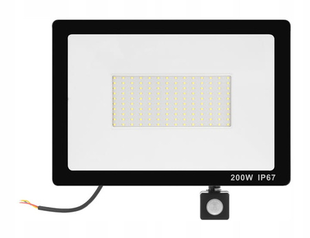 Lampa Naświetlacz LED 200W CZUJNIK RUCHU PREMIUM B