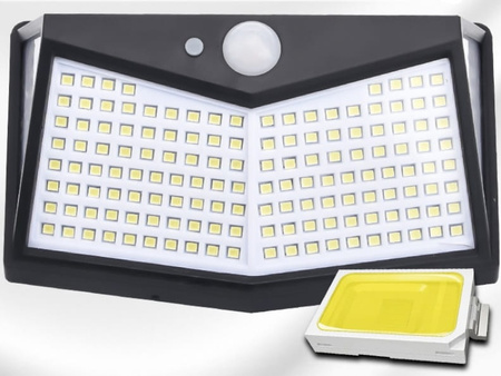 LAMPA SOLARNA 64W CZUJNIK RUCHU ZMIERZCHU 212 LED
