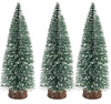 CHOINKI ZIELONE ZESTAW CHOINEK 10x OZDOBA DEKORACJA BOŻE NARODZENIE 11CM