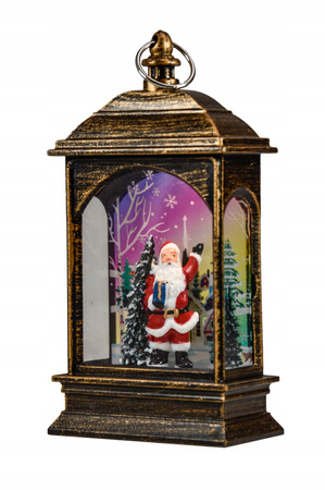 LAMPION LATARENKA LED OZDOBA ŚWIĄTECZNA LED RENIFER BOŻE NARODZENIE